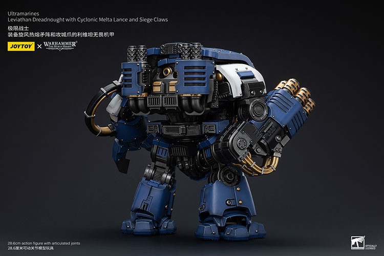Ultramarines Leviathan Dreadnought with Cyclonic Melta Lance And Siege Claws - view 9