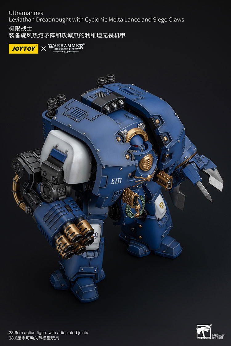 Ultramarines Leviathan Dreadnought with Cyclonic Melta Lance And Siege Claws - view 18