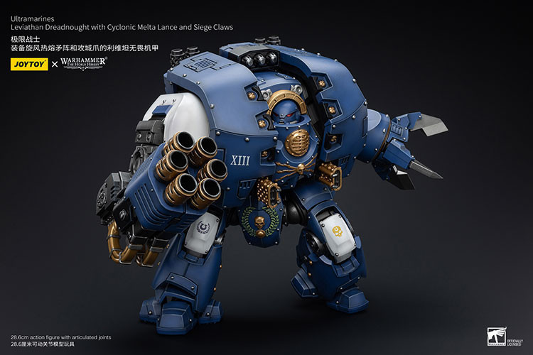 Ultramarines Leviathan Dreadnought with Cyclonic Melta Lance And Siege Claws - view 11