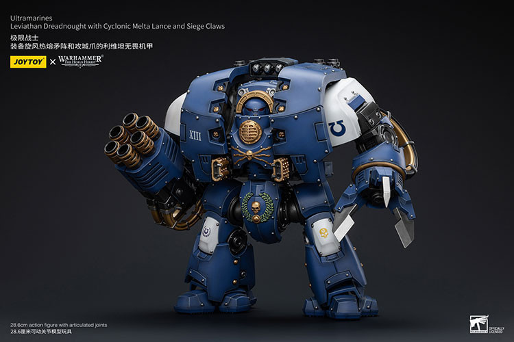 Ultramarines Leviathan Dreadnought with Cyclonic Melta Lance And Siege Claws - view 8