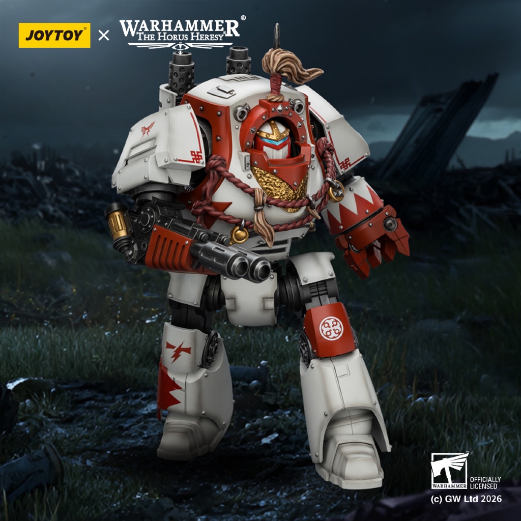 White Scars Contemptor Dreadnought with Melta Cannon and Gravis power fist - main product image