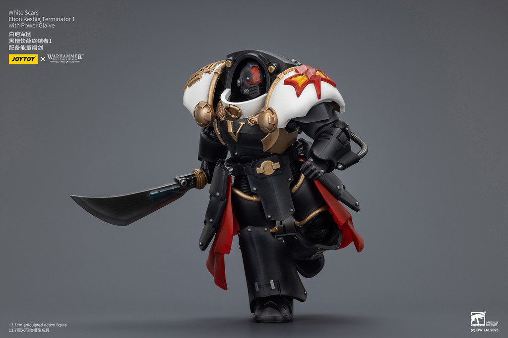 White Scars Ebon Keshig Terminator 1with Power Glaive - view 13