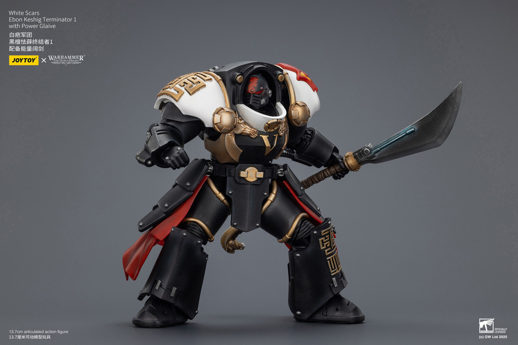 White Scars Ebon Keshig Terminator 1with Power Glaive - view 12