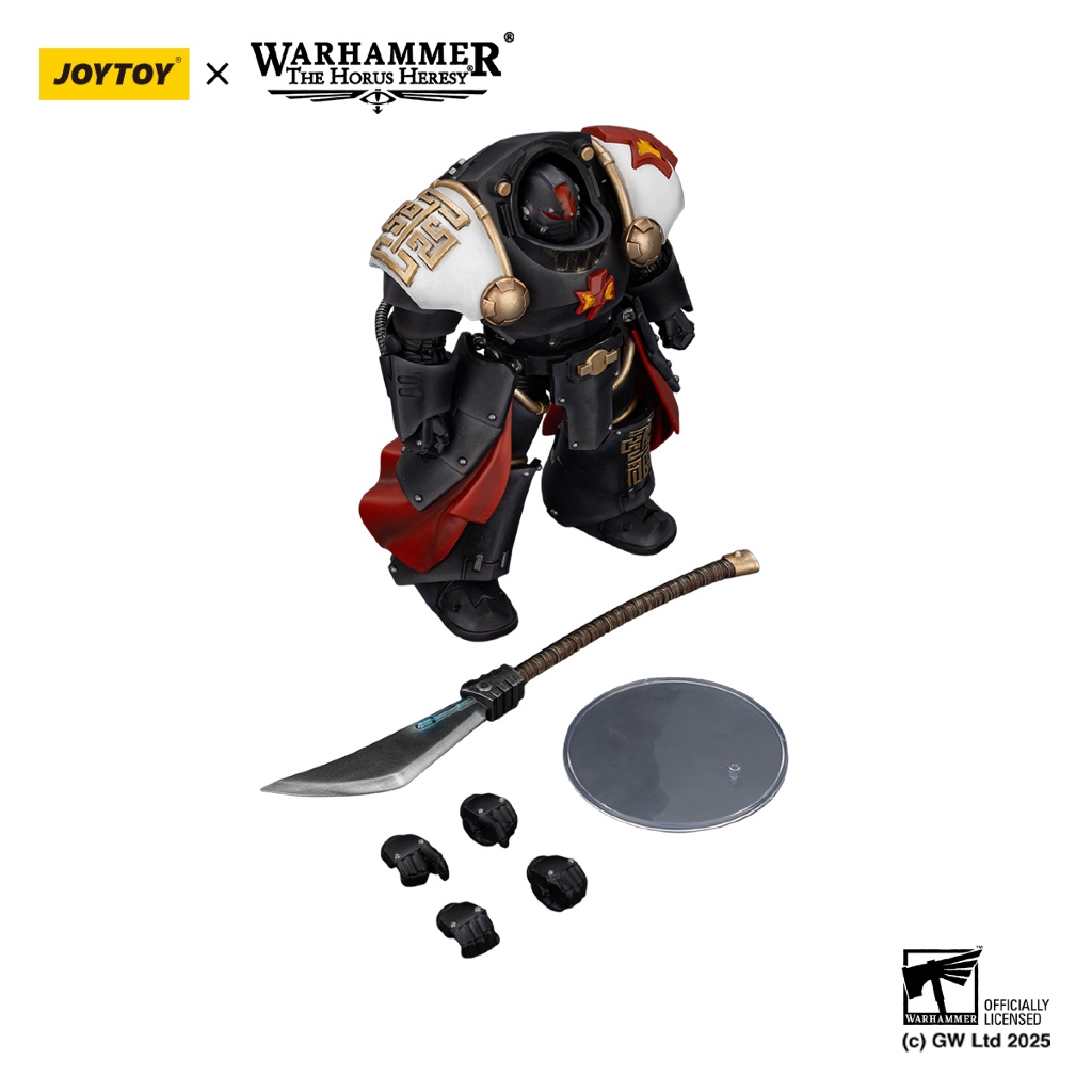 White Scars Ebon Keshig Terminator 2 with Power Glaive - view 7