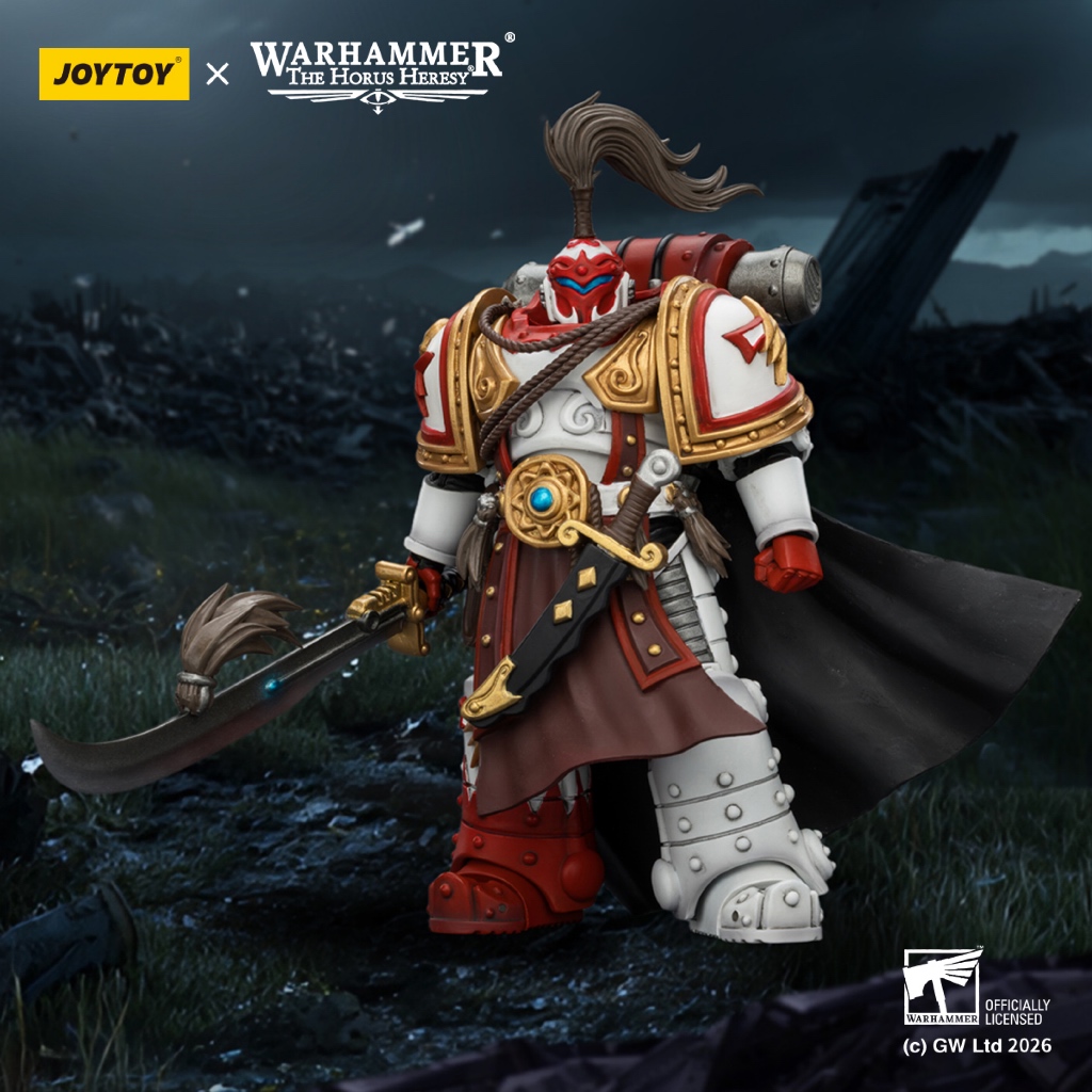 White Scars Hibou Khan, Seeker of Atonement, with powersword’‘The Breath of theStorm’ - view 2