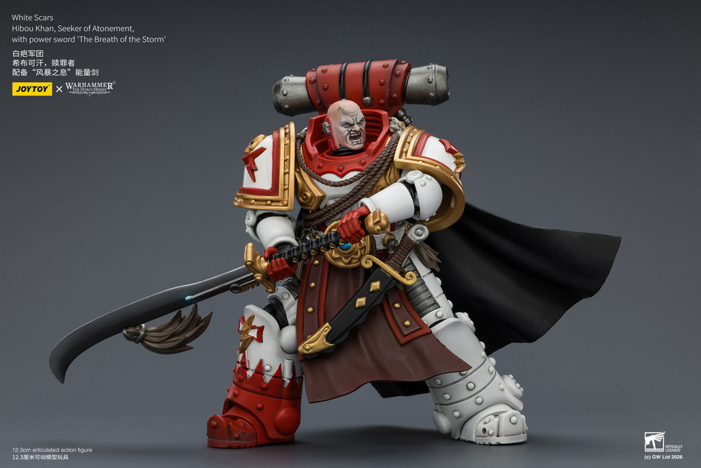 White Scars Hibou Khan, Seeker of Atonement, with powersword’‘The Breath of theStorm’ - view 16