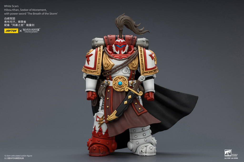 White Scars Hibou Khan, Seeker of Atonement, with powersword’‘The Breath of theStorm’ - view 9